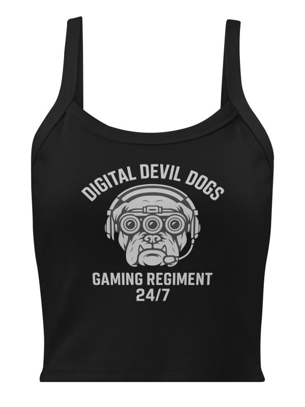 Digital Devil Dogs Women’s Micro-Rib Tank Top | Premium | XS-2X