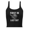 First In Last Out Women’s Micro-Rib Tank Top | Premium | XS-2X