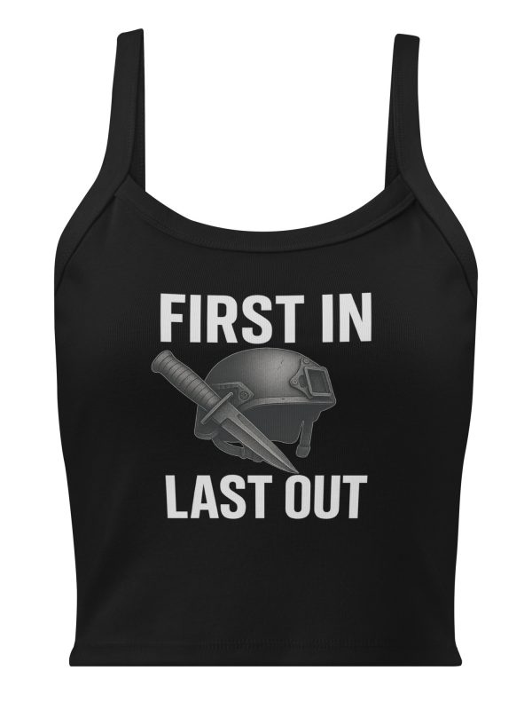 womens-micro-rib-tank-top-solid-black-blend-front-68c3b412513d7.jpg First In Last Out Women’s Micro-Rib Tank Top | Premium | XS-2X