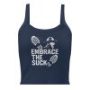 Embrace The Suck Women’s Micro-Rib Tank Top | Premium | XS-2X