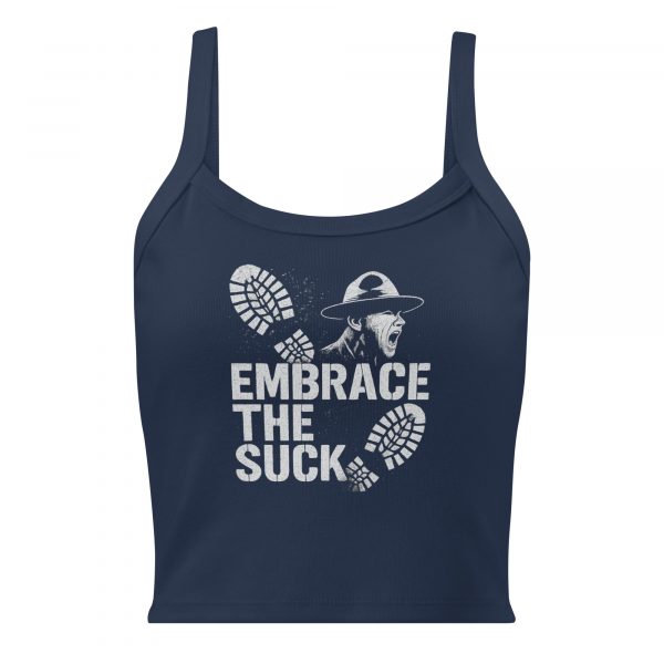 Embrace The Suck Women’s Micro-Rib Tank Top | Premium | XS-2X