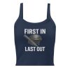 First In Last Out Women’s Micro-Rib Tank Top | Premium | XS-2X