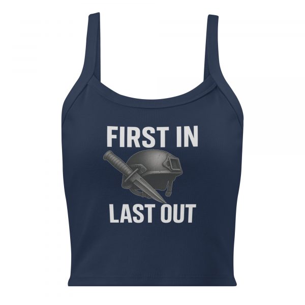 First In Last Out Women’s Micro-Rib Tank Top | Premium | XS-2X