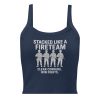 Stacked Like A Fireteam Women’s Micro-Rib Tank Top | Premium | XS-2X