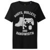 Boots, Bullets, and Bandwidth Women’s Ribbed Neck Tee | Organic | S-2X