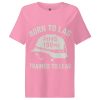 Born To Lag Trained To Lead Women’s Ribbed Neck Tee | Organic | S-2X