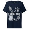 Embrace The Suck Women’s Ribbed Neck Tee | Organic | S-2X