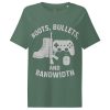 Boots, Bullets, and Bandwidth Women’s Ribbed Neck Tee | Organic | S-2X
