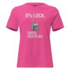 womens-relaxed-t-shirt-berry-front-68c3775d9b724.jpg 0% Luck 100% Discipline Women's Relaxed Tee | Premium | S-3X