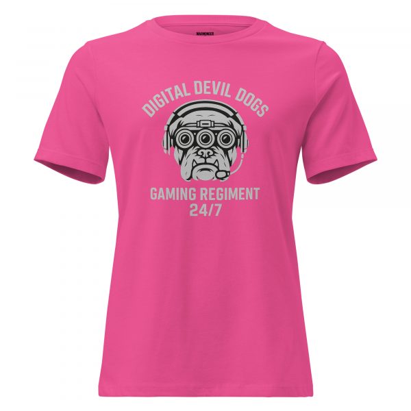 Digital Devil Dogs Women's Relaxed Tee | Premium | S-3X