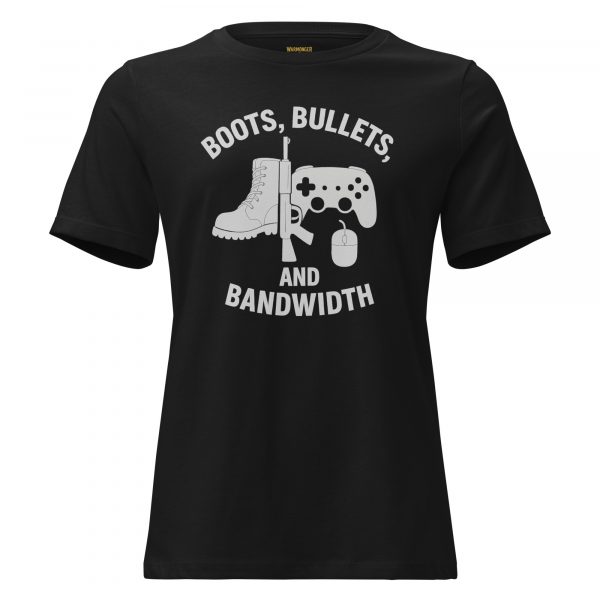 Boots, Bullets, and Bandwidth Women's Relaxed Tee | Premium | S-3X