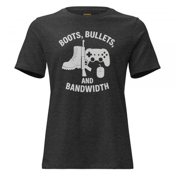Boots, Bullets, and Bandwidth Women's Relaxed Tee | Premium | S-3X