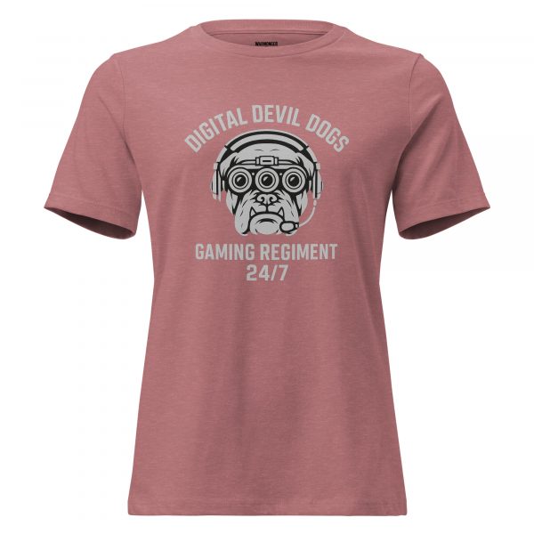 Digital Devil Dogs Women's Relaxed Tee | Premium | S-3X
