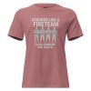 womens-relaxed-t-shirt-heather-mauve-front-68c37b37b8be3.jpg Stacked Like A Fireteam Women's Relaxed Tee | Premium | S-3X