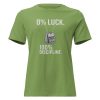womens-relaxed-t-shirt-leaf-front-68c3775d9d6ec.jpg 0% Luck 100% Discipline Women's Relaxed Tee | Premium | S-3X