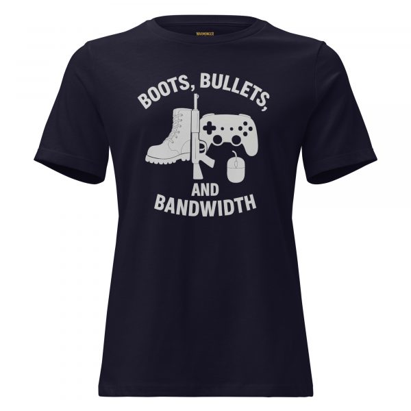 Boots, Bullets, and Bandwidth Women's Relaxed Tee | Premium | S-3X