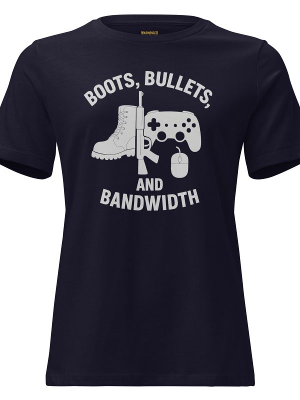 Boots, Bullets, and Bandwidth Women's Relaxed Tee | Premium | S-3X