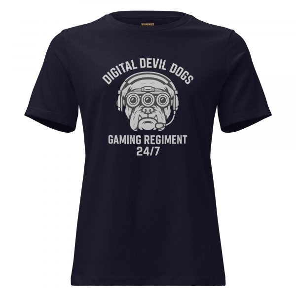 Digital Devil Dogs Women's Relaxed Tee | Premium | S-3X