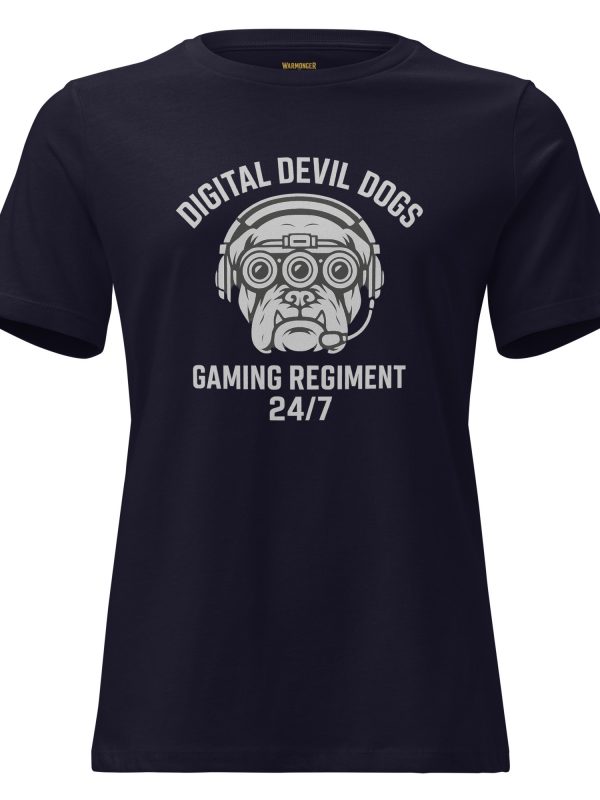 Digital Devil Dogs Women's Relaxed Tee | Premium | S-3X