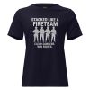 womens-relaxed-t-shirt-navy-front-68c37b37b0631.jpg Stacked Like A Fireteam Women's Relaxed Tee | Premium | S-3X