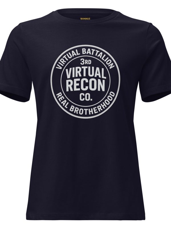 womens-relaxed-t-shirt-navy-front-68c37b72d796e.jpg Virtual Battalion Real Brotherhood Women's Relaxed Tee | Premium | S-3X