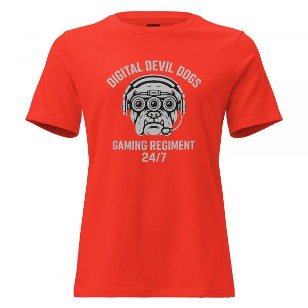 Digital Devil Dogs Women's Relaxed Tee | Premium | S-3X