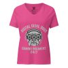 Digital Devil Dogs Women's Relaxed V-Neck | Premium | S-2X