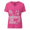 Embrace The Suck Women's Relaxed V-Neck | Premium | S-2X