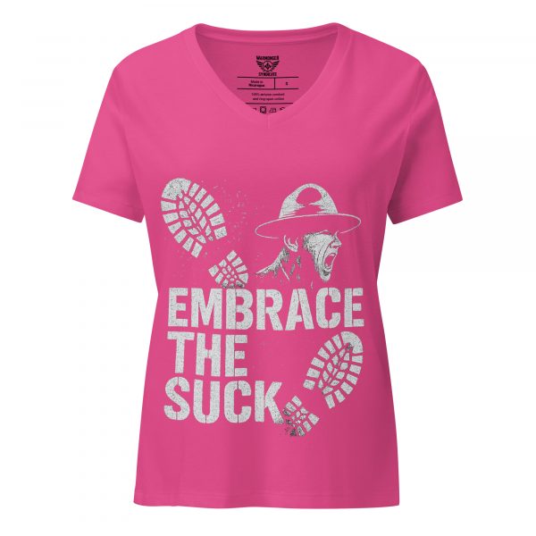 Embrace The Suck Women's Relaxed V-Neck | Premium | S-2X