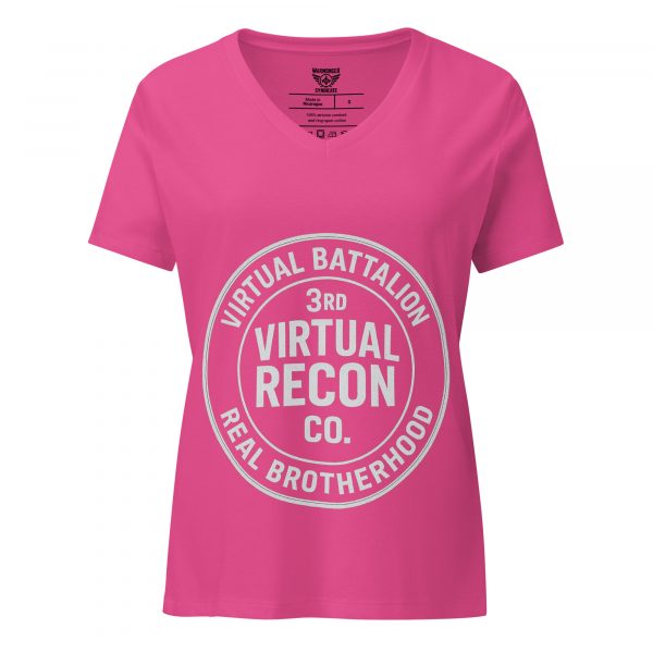 Virtual Battalion Real Brotherhood Women's Relaxed V-Neck | Premium | S-2X