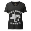 womens-relaxed-v-neck-t-shirt-dark-grey-heather-front-68c38854d8a0a.jpg Boots, Bullets, and Bandwidth Women's Relaxed V-Neck | Premium | S-2X
