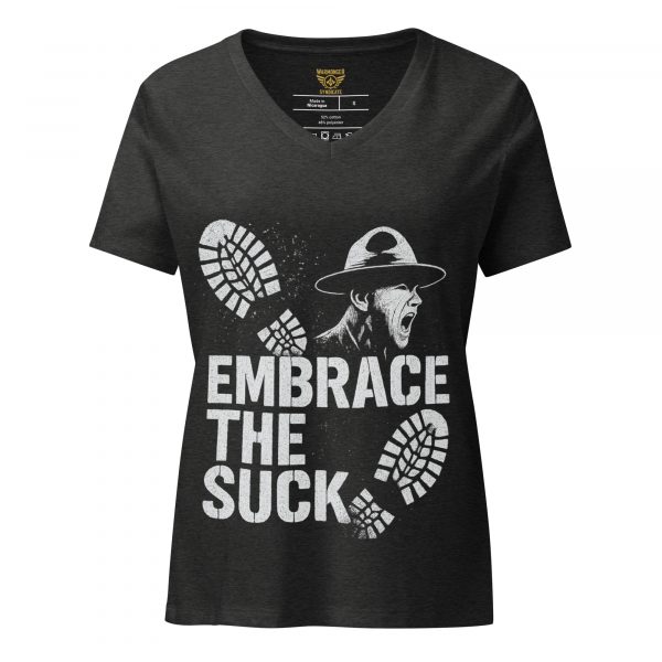 Embrace The Suck Women's Relaxed V-Neck | Premium | S-2X