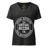 Virtual Battalion Real Brotherhood Women's Relaxed V-Neck | Premium | S-2X