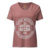 Virtual Battalion Real Brotherhood Women's Relaxed V-Neck | Premium | S-2X