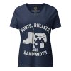 womens-relaxed-v-neck-t-shirt-heather-navy-front-68c38854d82cb.jpg Boots, Bullets, and Bandwidth Women's Relaxed V-Neck | Premium | S-2X