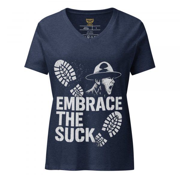 Embrace The Suck Women's Relaxed V-Neck | Premium | S-2X