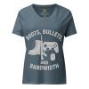 womens-relaxed-v-neck-t-shirt-heather-slate-front-68c38854d9292.jpg Boots, Bullets, and Bandwidth Women's Relaxed V-Neck | Premium | S-2X