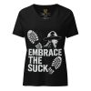 Embrace The Suck Women's Relaxed V-Neck | Premium | S-2X