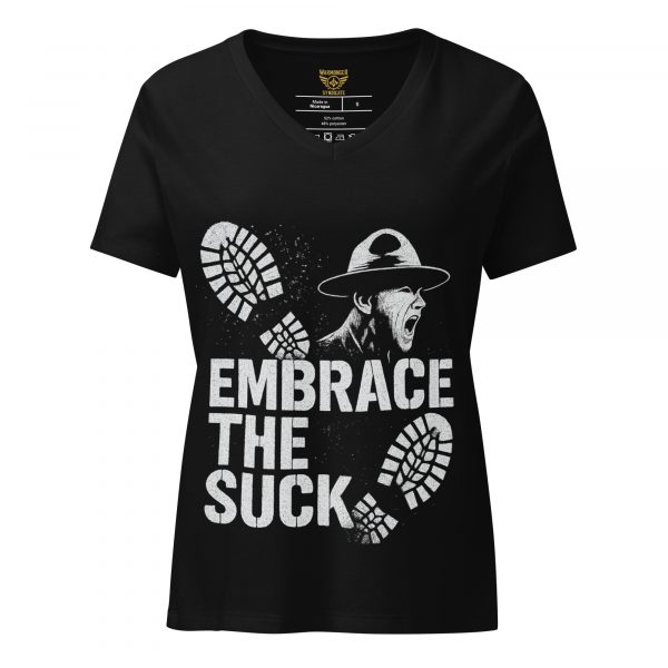 Embrace The Suck Women's Relaxed V-Neck | Premium | S-2X