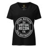 Virtual Battalion Real Brotherhood Women's Relaxed V-Neck | Premium | S-2X