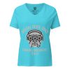 Digital Devil Dogs Women's Relaxed V-Neck | Premium | S-2X