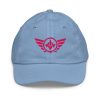 Flamingo Embroidered Logo Baseball Cap | Youth Classic