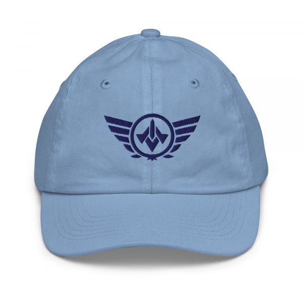 Navy Embroidered Logo Baseball Cap | Youth Classic