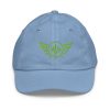 Kiwi Green Embroidered Logo Baseball Cap | Youth Classic