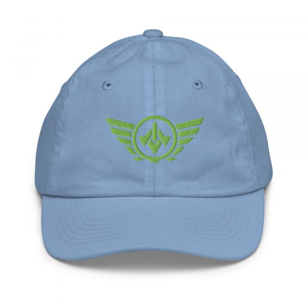 Kiwi Green Embroidered Logo Baseball Cap | Youth Classic
