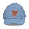 Orange Embroidered Brand Logo Baseball Cap | Youth Classic