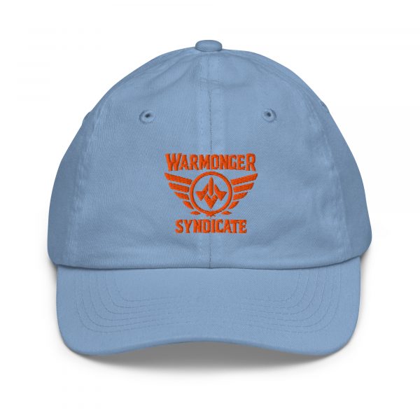 Orange Embroidered Brand Logo Baseball Cap | Youth Classic