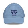 Navy Embroidered Brand Logo Baseball Cap | Youth Classic