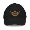 Old Gold Embroidered Logo Baseball Cap | Youth Classic