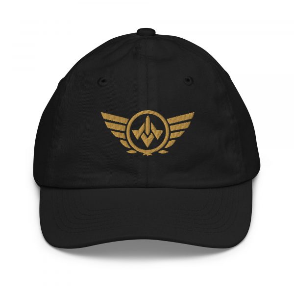 Old Gold Embroidered Logo Baseball Cap | Youth Classic
